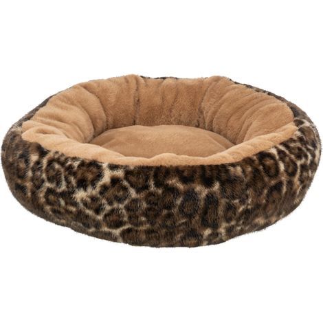 Panier pour Chien Leo Rond – Marron Clair/Marron – ø 50 cm (1/4)