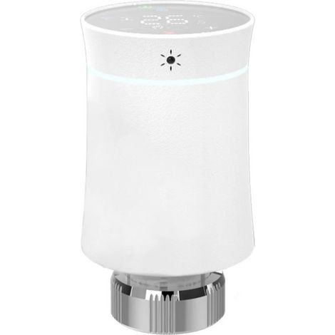 Tête Thermostatique Intelligente de Radiateur MOES BRT-100 Zigbee 3.0 Programmable - ZTRV-BY-100-WH-FR