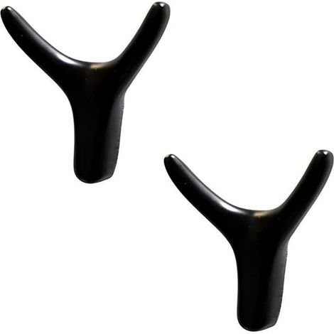 Vintage-Wandhaken aus schwarzem Metall – Garderobenständer im Retro-Stil, für Badezimmer, Küche und Eingangsbereich
