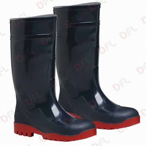 Bottes de sA curitA  au travail en pvc n 42 bleu antidA rapant impermA able