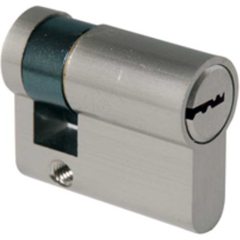 1PZ CILINDRO PROFILO EUROPEO IBFM MM 40 CROMO SATINATO