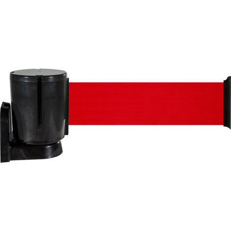 Enrouleur mural sangle Rouge 10m x 100mm - 2801164 (1/4)