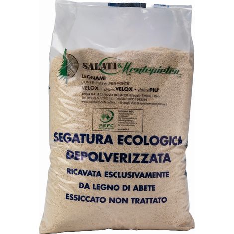 1PZ SEGATURA ECOLOGICA IN SACCHI kg. 5 (1/2)