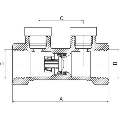 Ferro 5901095672491 Robinet anti-skażeniowy 2 pouces 150 mm (1/2)