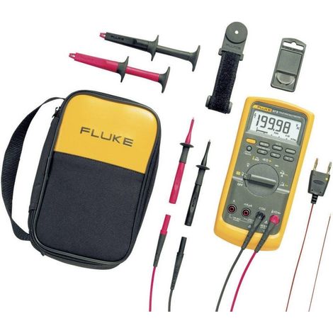 Fluke 87V/E2 Kit multímetro naranja para mediciones eléctricas