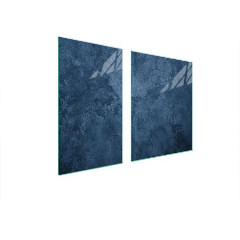 PIATTO IN VETRO e TAGLIERE 100x52 ARDESIA (1/5)