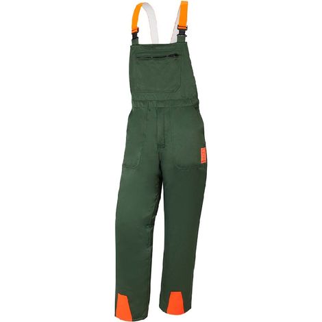 Salopette de protection Novotex-Isomat anti-coupures Forme C Vert Taille 50 (1/3)