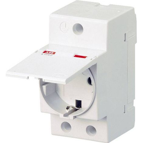 Presa da guida DIN con coperchio incernierato ABB M1175C Grigio 1 pz.