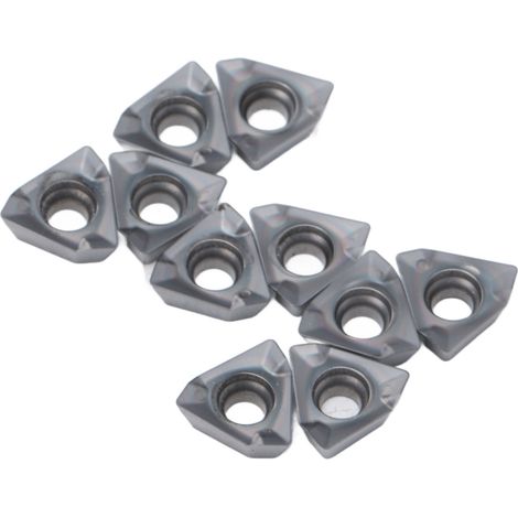 10 pièces plaquettes de tournage carbure cémenté outils de coupe fraisage CNC pour bois métal (1/5)