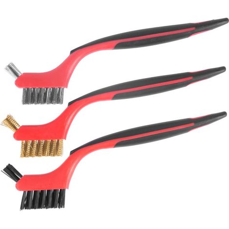 Bürsten-Satz Strend Pro BS618, 3-teilig, Nylon/Stahl/Messing
