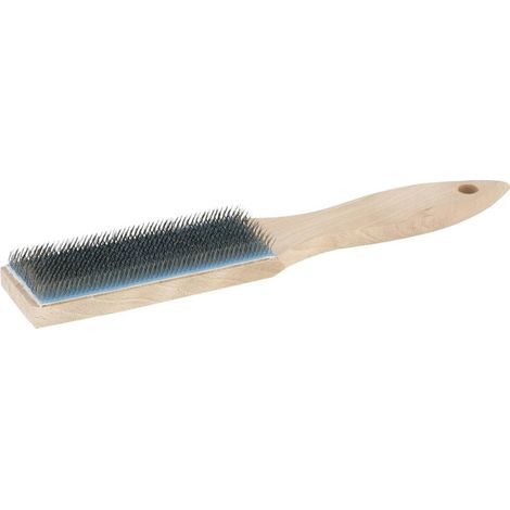 OSBORN Feilenbürste mit Holzkörper Kratzenband geklebt