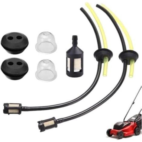 Fuxtec Pièces de Rechange Tuyau d'Essence avec Filtre à Carburant pour Débroussailleuse FX-MS152 FX-MT152 MFS520 FX-FSR152 7en1 Outil Multifonction - (1/5)