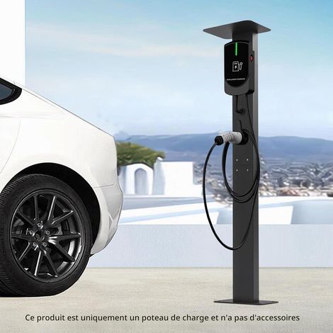 Station de charge EV Pedestal Mount, Nouvelle colonne de charge pour véhicule électrique, Support mural universel en aluminium de haute qualité (1/5)