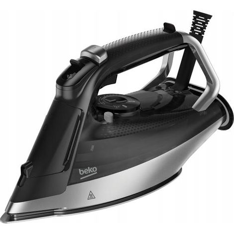 Plancha de vapor Beko FutureIron Premium SIM5124A de 2400 W con sistema antigoteo.