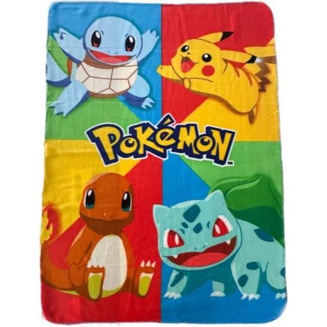 Plaid - POKÉMON - Starter et Pikachu - 100 x 140 cm (1/5)