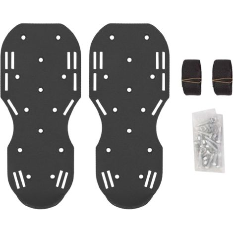 Sapatos Para Aeração De Gramado, Aerador, 2 Unidades Com Tiras De Velcro. (1/5)