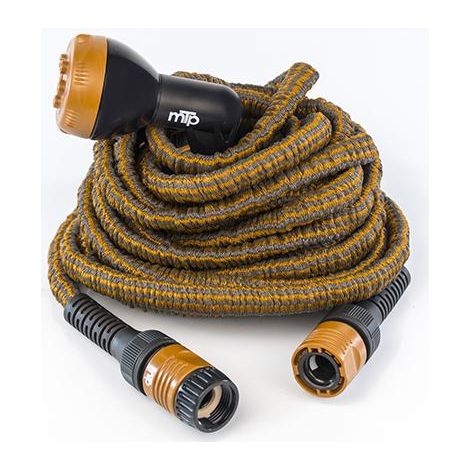 Manguera extensible wally 7,5 bronce/gris GLOBAL BOSQ