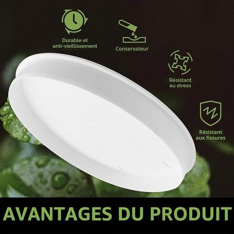 Bouchon de Tuyau d'Égout en PVC - Bouchon de Conduite d'Eau de 150-160 mm de Diamètre pour Tuyau d'Égout, Bouchon en PVC pour Tuyaux et Systèmes d'Égouts, Bouchons internes pour la des tuyaux (1/3)