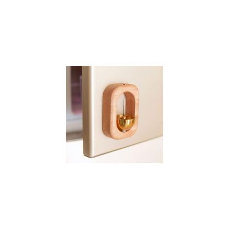Cloche de commerçant pour ouverture de porte - Carillon magnétique pour entreprise - Ornements de bureau uniques et décoration à suspendre pour entrée, autocollant de réfrigérateur et porte de