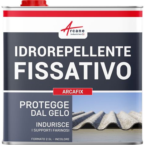 Idrorepellente antipolvere per superfici porose, pre-verniciatura: ARCAFIX - 2,5 L (fino a 12,5 m²)  - ARCANE INDUSTRIES (1/5)