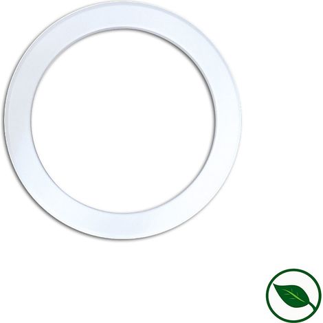 Hublot blanc en polystyrène choc (PS) sans verre 330 x 330 x 45 mm