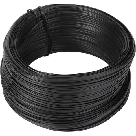 Fil de Fer Noir Galvanisé pour Jardinage et Vigne 0.55mm x 100m (1/5)