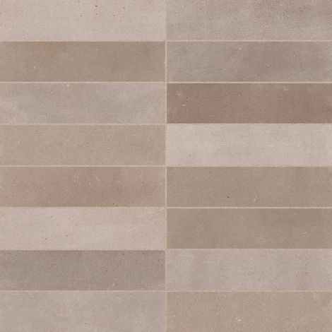 Carrelage effet Zellige Greige 20x6,5x0,85 cm Mat Serinor - Mur intérieur (vendu par carton de 0,5 m²) - RO'MA CARRELAGE