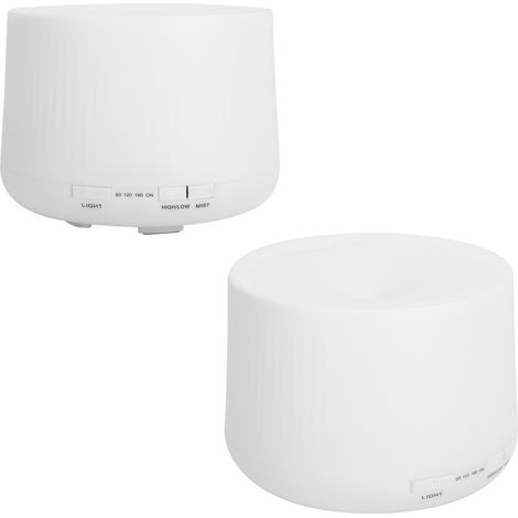 500-ml-Mini-Luftbefeuchter mit 7-farbiger, geräuschloser LED-Ambientebeleuchtung und Aromadiffusor (100–240 V, EU-Stecker) (1/5)