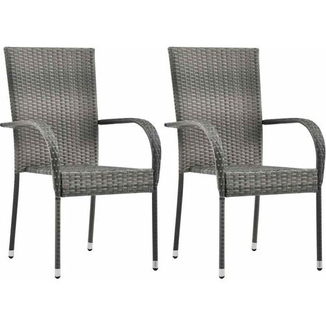 Maison Exclusive - Set de comedor de jardín 3 pzas ratán sintétic (1/5)