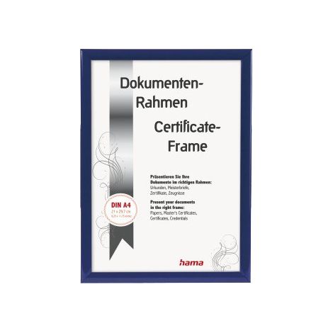 Cadre photo - HAMA - Madrid - Plastique - 15 x 20 cm - Bleu - Rectangulaire (1/2)