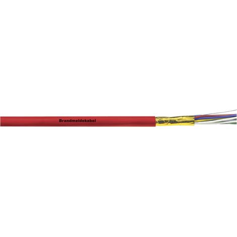 Câble d'alarme incendie LAPP J-Y(ST)Y 1708002/250 2 x 2 x 0.8 mm rouge 250 m