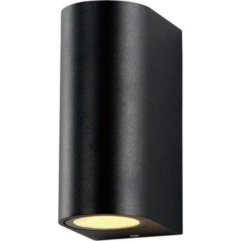 Applique Murale LED IP44 Double Faisceau GU10 - Noir - SILUMEN (1/5)
