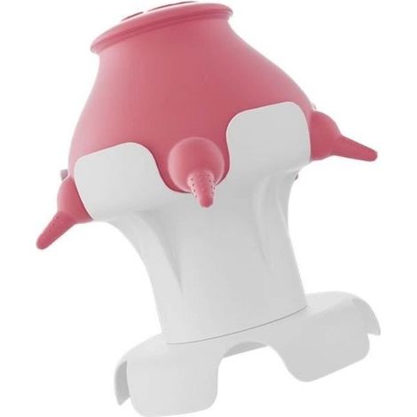 Vvikizy Station d'allaitement for chatons Chiot tetine silicone flexible 4 tetine multiple Pink (1/4)