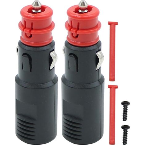 Lot de 2 Prises Allume-Cigare universelles 15 A 12/24 V (1/5)