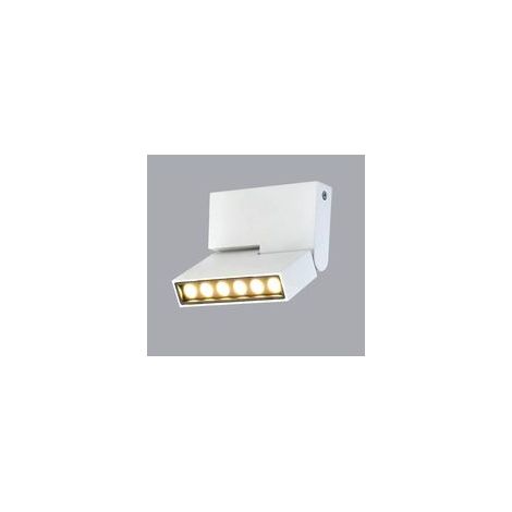 Focos LED de techo de 12 W, lámparas de techo, apliques de techo y pared, focos de techo ajustables, iluminación LED de techo, blanco cálido 3000 K, IP20, 13,3 x 11,6 x 2 cm - Crezuo