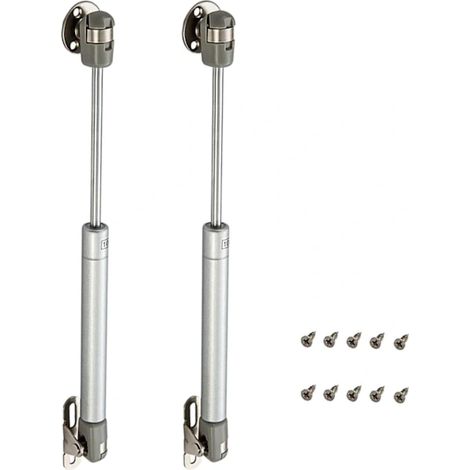 Lot de 2 vérins à gaz pour cuisine et mobilier, 100 N, pour meubles, charnières de placard, bras d'amortisseur
