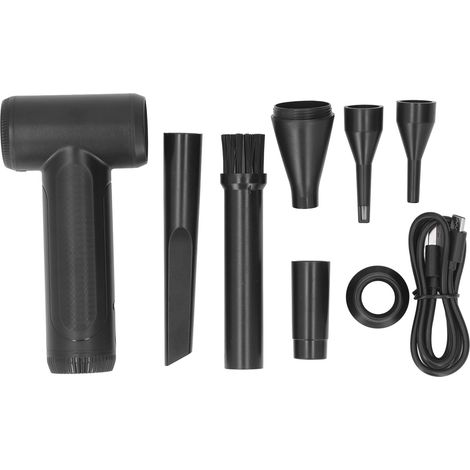 Ortviai Souffleur Turbine Électrique 80 000 tr/min avec Moteur Sans Balais – Nettoyeur à Air Compressé pour Ordinateur, Clavier, Voiture