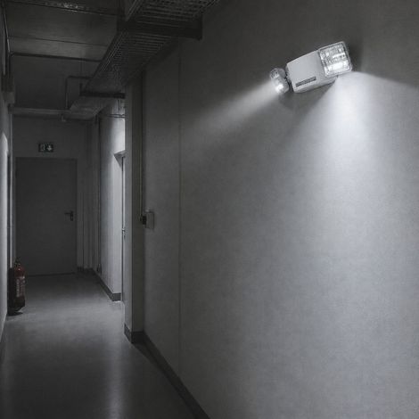 Luz de Emergencia LED Twin Spotlight 8W 130lm 8 W (1/5)