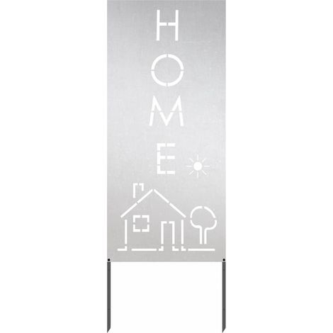 Écran de confidentialité de jardin Fretwork Argenté 50 x 140 cm (1/5)