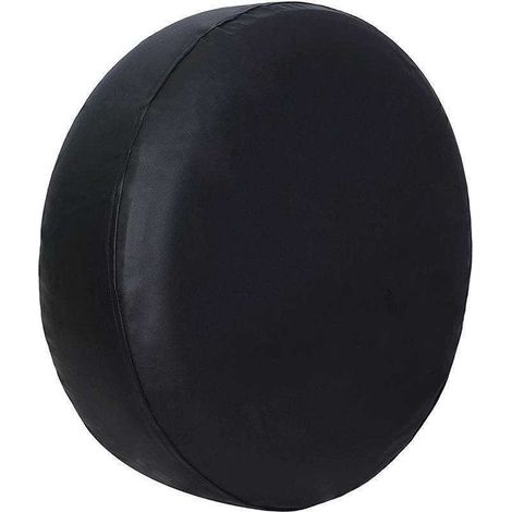 Housse Roue de Secours, Housses de Pneus, Housse de Protection Pneu, Housse de Pneu Voiture, Anti Poussière Neige pour Remorque de Voyage, SUV, Diamètre dans Les 74cm, Noir (1/5)