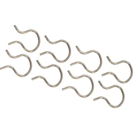 8-teiliges Set Fenstergriff 4138439 Türkurbel-Clip aus Metall mit Sicherungsring als Ersatz für Fiat (1/5)