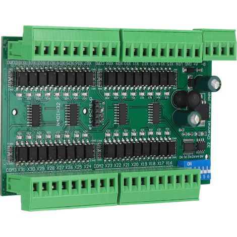 32-Kanal-RS485-Datenerfassungsmodul, DIN-Schienen-Isolationssteuerung, SPS-Steuerung, PNP-Eingang, Hochpegelschaltung, industrieller Mengensensor (1/5)