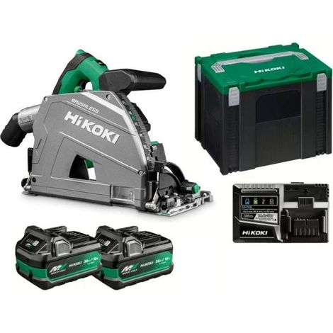 HiKOKI Scie circulaire plongeante sans fil C3606DPA (2,5 Ah) (HSC IV)