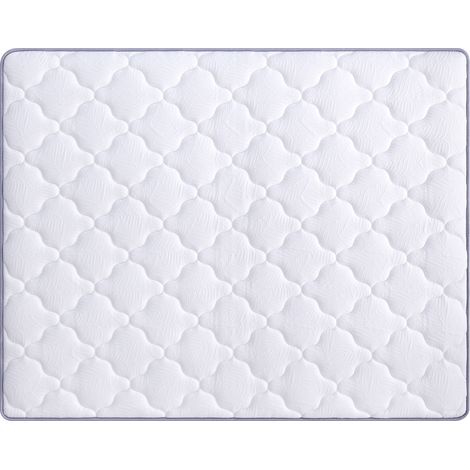 Matelas ressort ensaché 140x200cm, épaisseur 25cm, fermeté H3, soutien lombaire ergonomique, roulé compact, literie confortable. (1/5)
