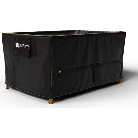 [GEBRAUCHT] B-Ware Abdeckplane wasserdicht Schutzhülle für Gartenmöbel 160x100x75 cm schwarz (1/2)