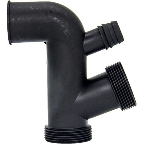 Accessoires pour broyeur à déchets de cuisine Tuyau de vidange d'évier Tuyau de vidange d'égout Broyeur à déchets alimentaires Coude d'eau à trois voies Tuyau de raccordement de vidange de broyeur à a (1/5)