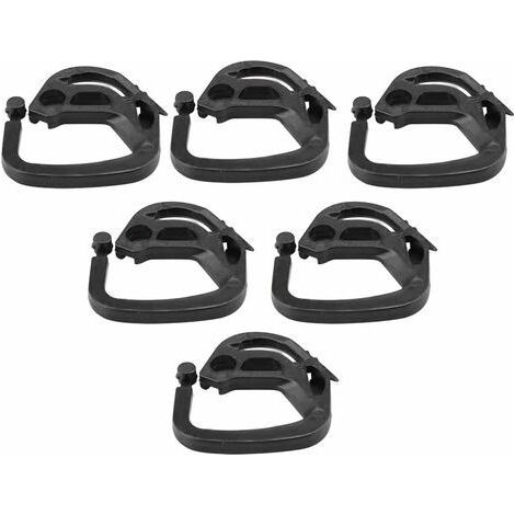 Clips en Plastique pour Toile d'ombrage, Crochets de Suspension en Plastique pour Filet d'ombrage 100 pièces pour Toile d'ombrage, Filet de Jardin, Accessoires de Serre (1/5)