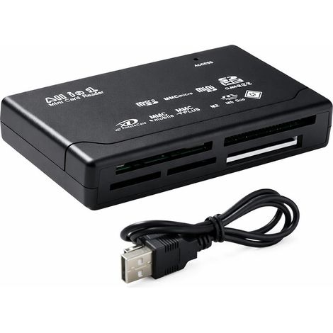 Multikortläsare USB 2.0 – Stöd för 150 Minneskort (1/5)