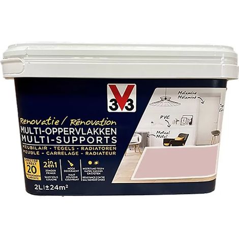 Peinture V33 Rénovation Multi-Supports Rose bohème 0,5 L