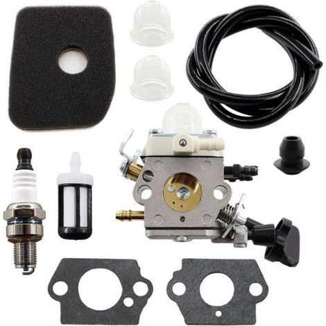 Kit carburateur avec filtre à air et bougie d'allumage pour souffleur de feuilles Stihl BG86 SH56 SH56C SH86 SH86C BG86CE (1/4)
